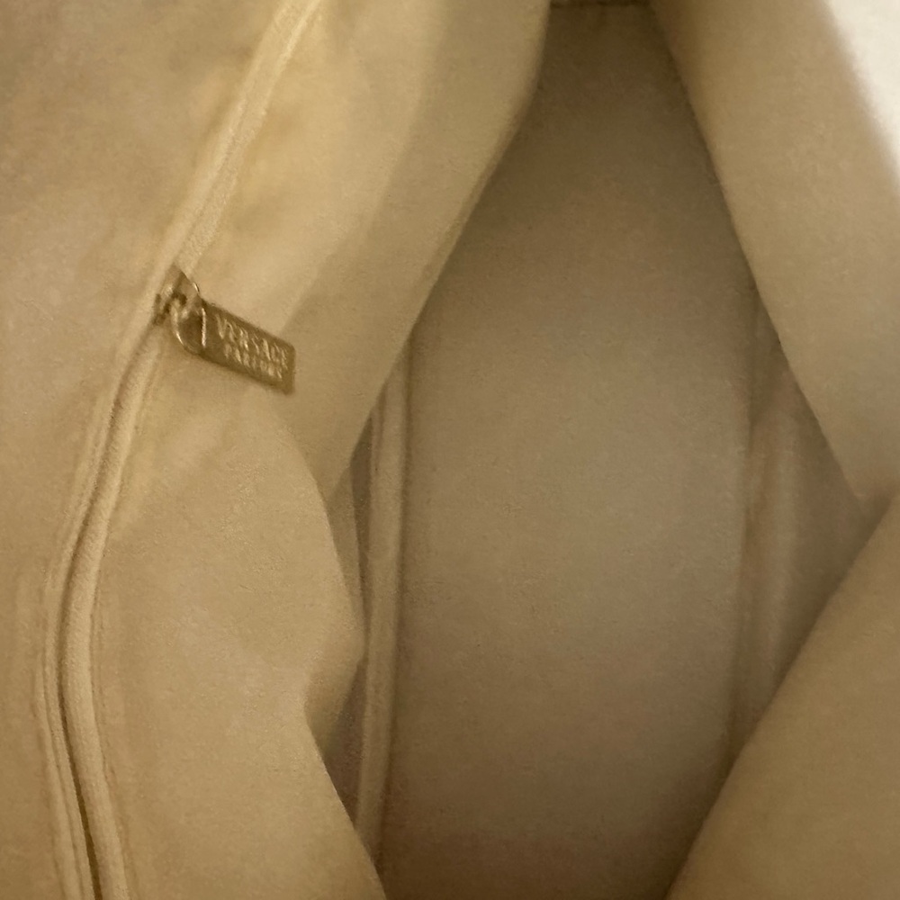 Versace Gold Wave Pattern Tote - image 5